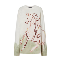  MO&Co./摩安珂 骏马印花 女士毛衣