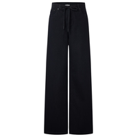 MO&Co. 牛仔裤2026春洗磨灰黑抽绳阔腿裤MBF1JEN005 牛仔黑色 S 26