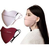  勋阳宇乐 保暖性 保暖口罩  安可拉红+深灰 【暖感记忆棉】