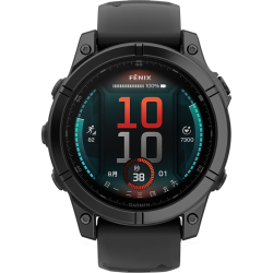 佳明 FenixE 户外运动手表 精英黑47mm