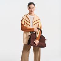 【高级感】春季专柜舒适拼色拉链长袖开衫毛衣