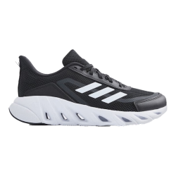 adidas 缓震 男士跑步鞋  一号黑/白/碳黑 43
