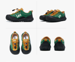 LEE KIDS 儿童加绒潮鞋 绿色 加绒