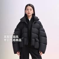 波司登 【oversize廓形款】冬季时尚泡芙可脱卸帽短款羽绒服