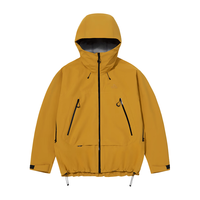 伯希和（Pelliot）【山壳|色】冲锋衣男女外套户外硬壳工装暴雨级防水登山夹克 【男女同款】砂石黄 |全天候硬壳 M