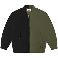 dickies夹克 百搭撞色拼接棉夹克 休闲保暖上衣010805 军绿色 S