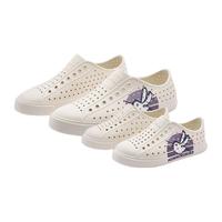 native印花Bloom洞洞鞋濒危动物系列男女儿童亲子洞洞鞋户外沙滩鞋 豆腐白|蜂鸟 童鞋25（160mm）