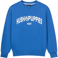 暇步士(Hush Puppies)童装儿童卫衣26春男童圆领套头衫女童上衣 宝蓝 130