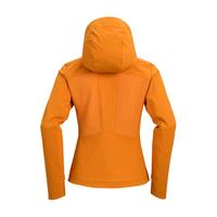 KAILAS凯乐石M8-PRO软壳衣女CORDURA耐磨抗撕裂弹力户外攀岩连帽登山服 落霞橙 S