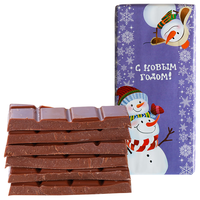 拉迈尔紫皮牛奶味代可可脂巧克力 100g 俄罗斯 糖果巧克力 休闲零食 紫皮牛奶味100g