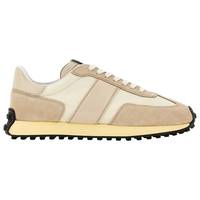 TOD'S 2026早春男士T VINTAGE绒面皮革拼织物休闲鞋 米黄/白色 41