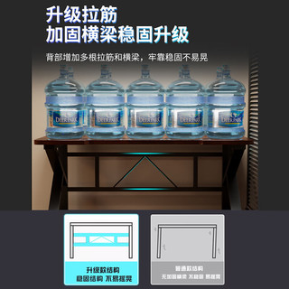 风行天下电脑桌台式卧室简约学生出租屋学习桌写字桌书桌书架一体办公桌子 【实木生态板】