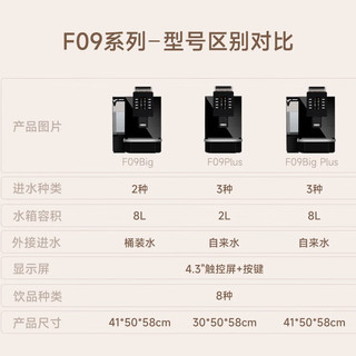  Dr.coffee/咖博士 一键萃取意式浓缩 商用全自动咖啡机+8L水箱+全供水  银色