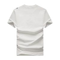 七匹狼短袖T恤男士凉感7A抗菌圆领半袖衫男装2025夏季商务上衣打底t 803(本白) 4XL (190)