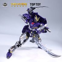 TOPTOY斩刃拼装积木手办国创模型国产变形机甲玩具炫酷