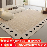 可拆洗折叠电热地毯发热地垫加热地毯电热垫家用客厅石墨烯地暖垫 25【普通款】