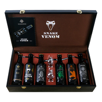 蛇毒 (SnakeVenom)高度烈性啤酒芬兰原瓶黑曼巴蛇毒啤酒 高端啤酒礼盒 年货 蛇毒啤酒67.5度混合礼盒装330mL*6瓶