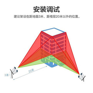 海康威视 高空抛物摄像头 400万高清智能轨迹变焦 仰拍室外防水玻璃窗加热 DS-2CD3646WDA-PWZ 2.8-12mm