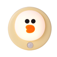 雷士 linefriends人体感应光感床头灯过道卧室衣柜夜灯