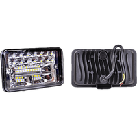 汽车货车led射灯通用超亮工程车挖掘机大灯农用车改装灯 4寸大视野黄白双光 单支装