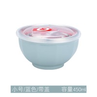 304不锈钢饭碗汤碗家用带盖双层隔热防烫防摔宝宝儿童成人吃饭碗