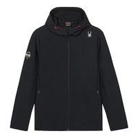 SPYDER蜘蛛夹克男子连帽春秋夹克外套(Z) 深灰银标-23ES101M 2XL XXL