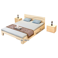 中伟实木床加厚加粗公寓松木床单人床出租屋双边抽储物床1.2m松木床板 1.2m单床【四抽】 升级款【松木铺板+松木框架】