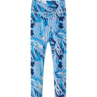 ibaby宝宝女儿童外穿打底瑜伽紧身健美高腰防晒裤子春秋夏季薄款 蓝色风暴儿童 90cm