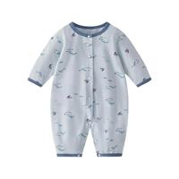 jellybaby婴幼儿连体衣女童a类爬服男宝宝1早春哈衣婴儿衣服春季