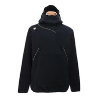 迪桑特（DESCENTE）秋冬抓绒连帽夹克运动夹克DBX2360JC青少年  BLK M (140)