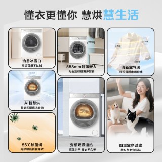 Leader GAL100-F686WU1 变频 洗烘一体机  GAL100-F686WU1 10kg冰雪白