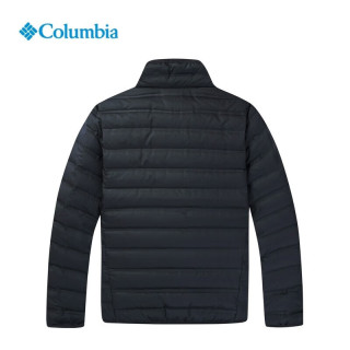 哥伦比亚（Columbia）户外羽绒外套男秋冬650蓬立领防风热压保暖羽绒服男WE9860 010 /黑色 S /170/92A 【充绒量133.9G】