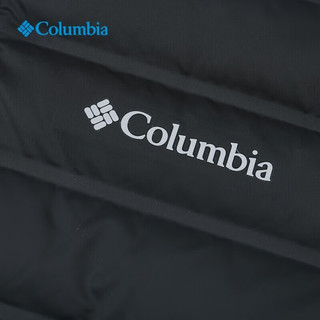 哥伦比亚（Columbia）户外羽绒外套男秋冬650蓬立领防风热压保暖羽绒服男WE9860 010 /黑色 S /170/92A 【充绒量133.9G】