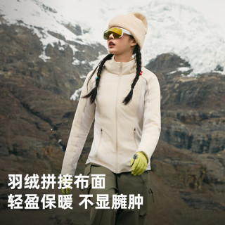 探路者 软壳衣服女 防风防泼水保暖夹克 黑色 XL