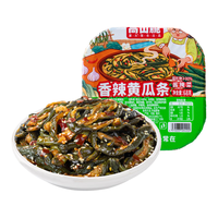 屋头脆爽黄瓜条68g 湖南特产农家腌制酱菜下饭菜即食零食瓶装开胃 香脆黄瓜条68g*1