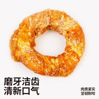 匹卡噗 狗零食大中小型犬咬胶 鸡肉绕牛皮纤维-甜甜圈105g