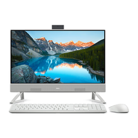 戴尔（DELL）灵越  高端一体机 台式电脑(13代i7-1355U 16G 1T)美学白 23.8大屏 100Hz 办公学习机 23.8英寸