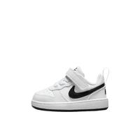 NIKE Court Borough 板鞋儿童 舒适轻便 休闲耐磨 婴童/白色/黑色 27