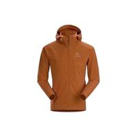 始祖鸟(ARC'TERYX)男款软壳衣GAMMA SL HOODY刺绣鸟标连帽单层冲锋衣防风透气 REVEL琥珀棕 M