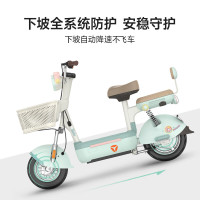 雅迪 C12 新国标电动自行车时尚通勤代步电瓶车智能电动车 颜色到店自选