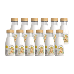 认养一头牛 4.0原生蛋白高钙新鲜牛奶200ml*12瓶*6次卡
