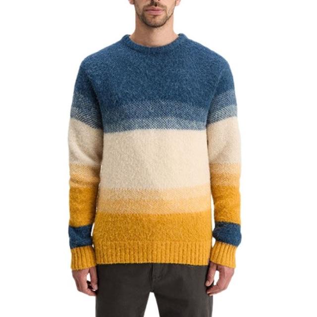 Scotch & Soda 日常休闲慵懒风拼色长袖针织套衫毛衣