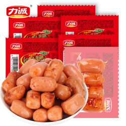 力诚 台式烤肠香肠火腿迷你脆肠即食休闲肠Q弹肉肠风味零食泡面搭档 台式肠奥尔良味 24g*30包
