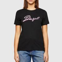 DIESEL 百搭舒适简约时尚印花女式短袖T恤
