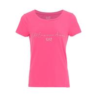 限尺码：EA7 女士刺绣logo印花休闲短袖T恤