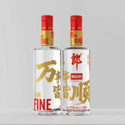 郎酒 顺品郎红顺45度488ml*2光瓶浓酱兼香型白酒口粮酒瓶装泸州