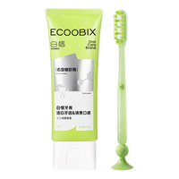 88VIP：白惜 牙膏100g含氟氨基酸护龈净白清新去口臭去黄去牙渍去烟渍牙垢 青提味100g一支