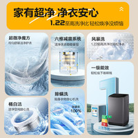 统帅（Leader）海尔 波轮洗衣机全自动 12.2公斤家用大容量家用洗脱一体宿舍 焕新补贴XQBL122-M20D1 12.2KG净大容量 波轮