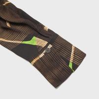 Massimo Dutti 【复古时尚】女式撞色不规则图案休闲百搭柔软舒适翻领长袖衬衫