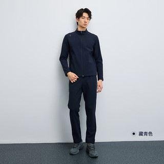 Rapido雳霹道25年秋冬男运动加绒抗静电立领夹克外套CN5976G06 藏青色 2XL 185/100A